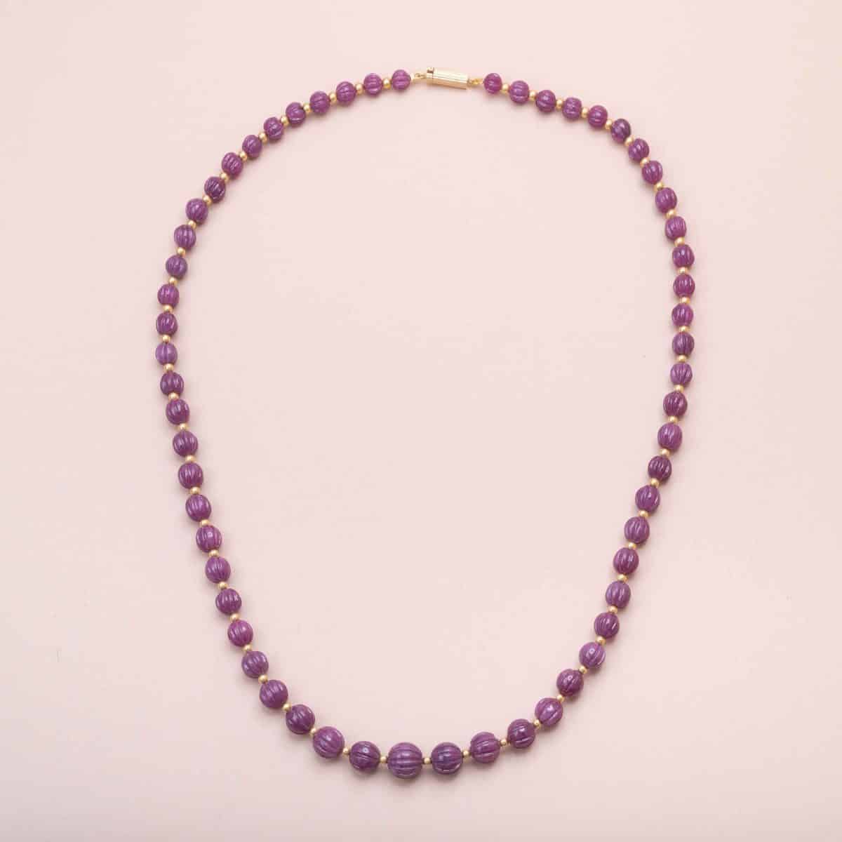 762117 Collier Coteline Rubis