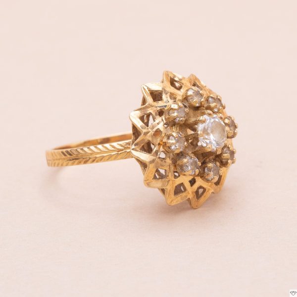 Bague Etoile Or