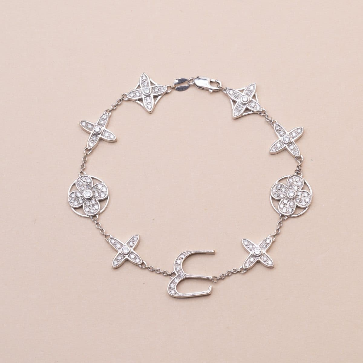 762866-3 Bracelet Babylone Diamants