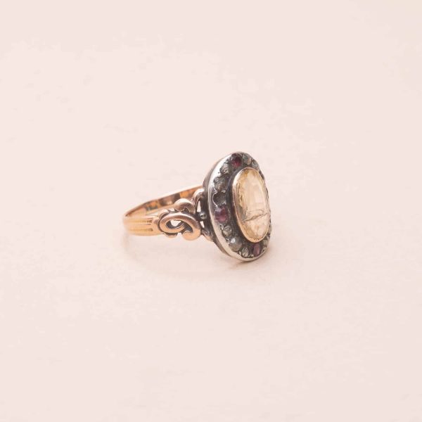 Bague Rose Citrine