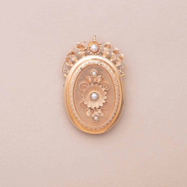 Pendentif Cassolette Or