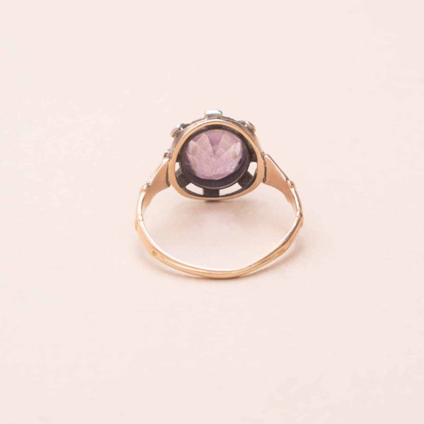 Bague Rose Améthyste