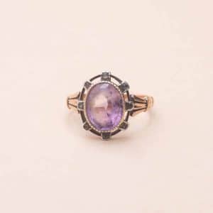 Bague Rose Améthyste