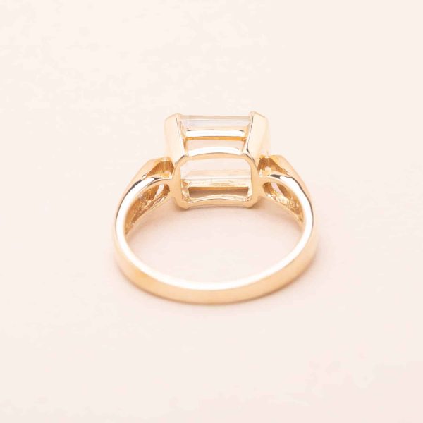 Bague Geometric Or