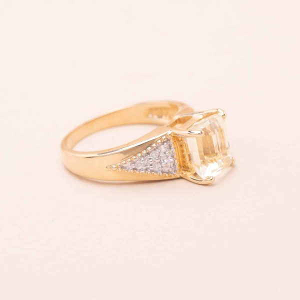 Bague Triangle Or
