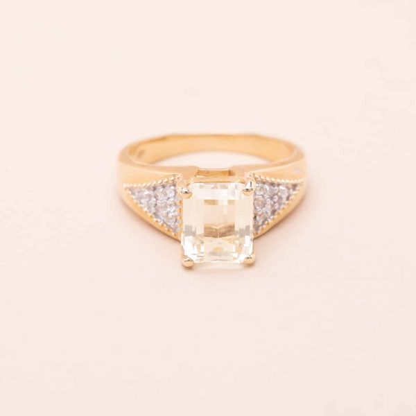 Bague Triangle Or