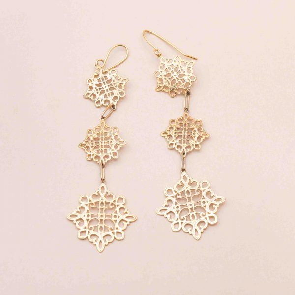 Longs Pendants d'oreilles mandala