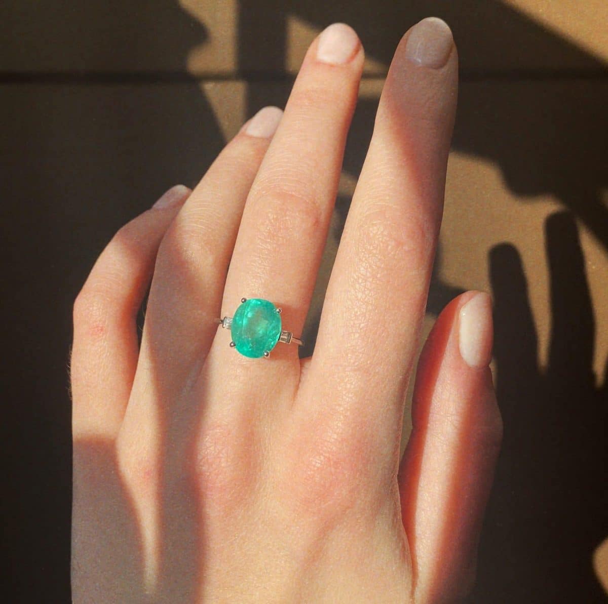 793012 Bague Cali Émeraude Or