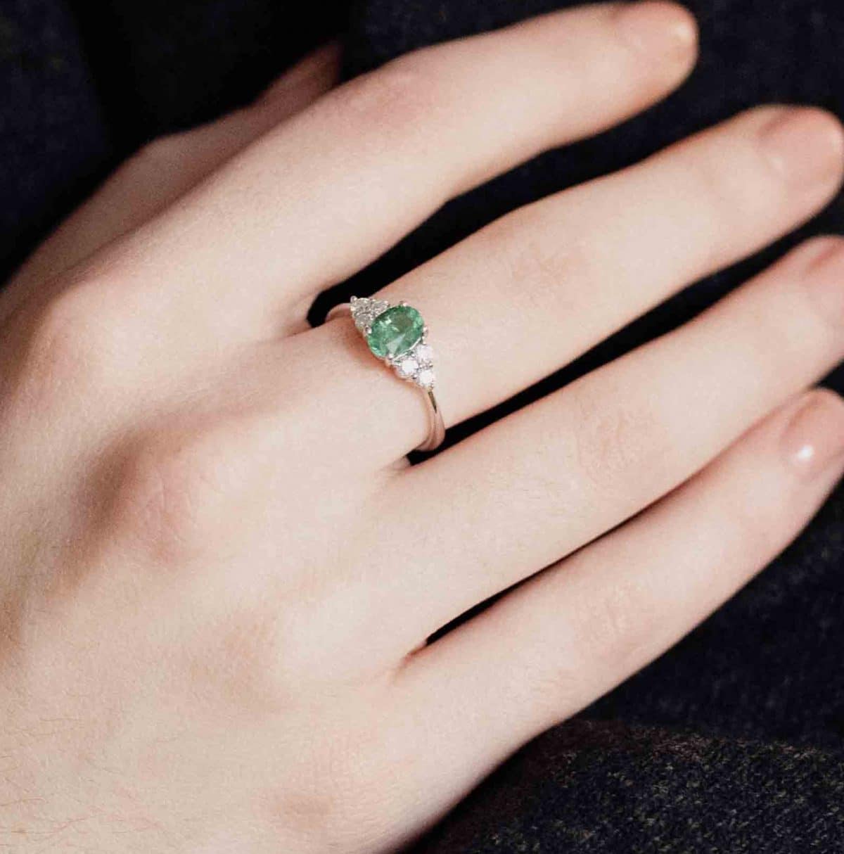 793016-047 Bague Glasgow Emeraude Or