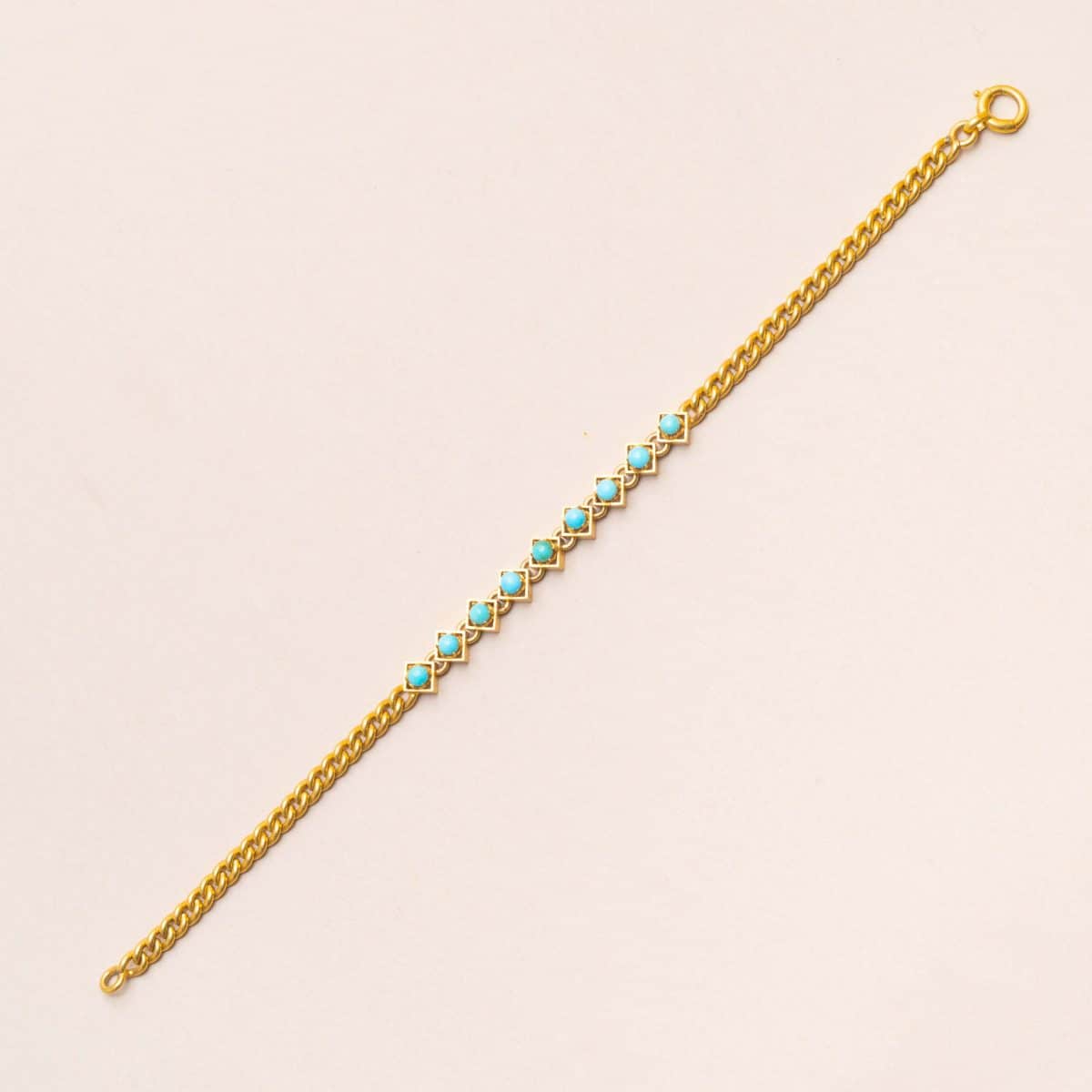 793039-170-Modifier Bracelet Or Motifs Turquoise