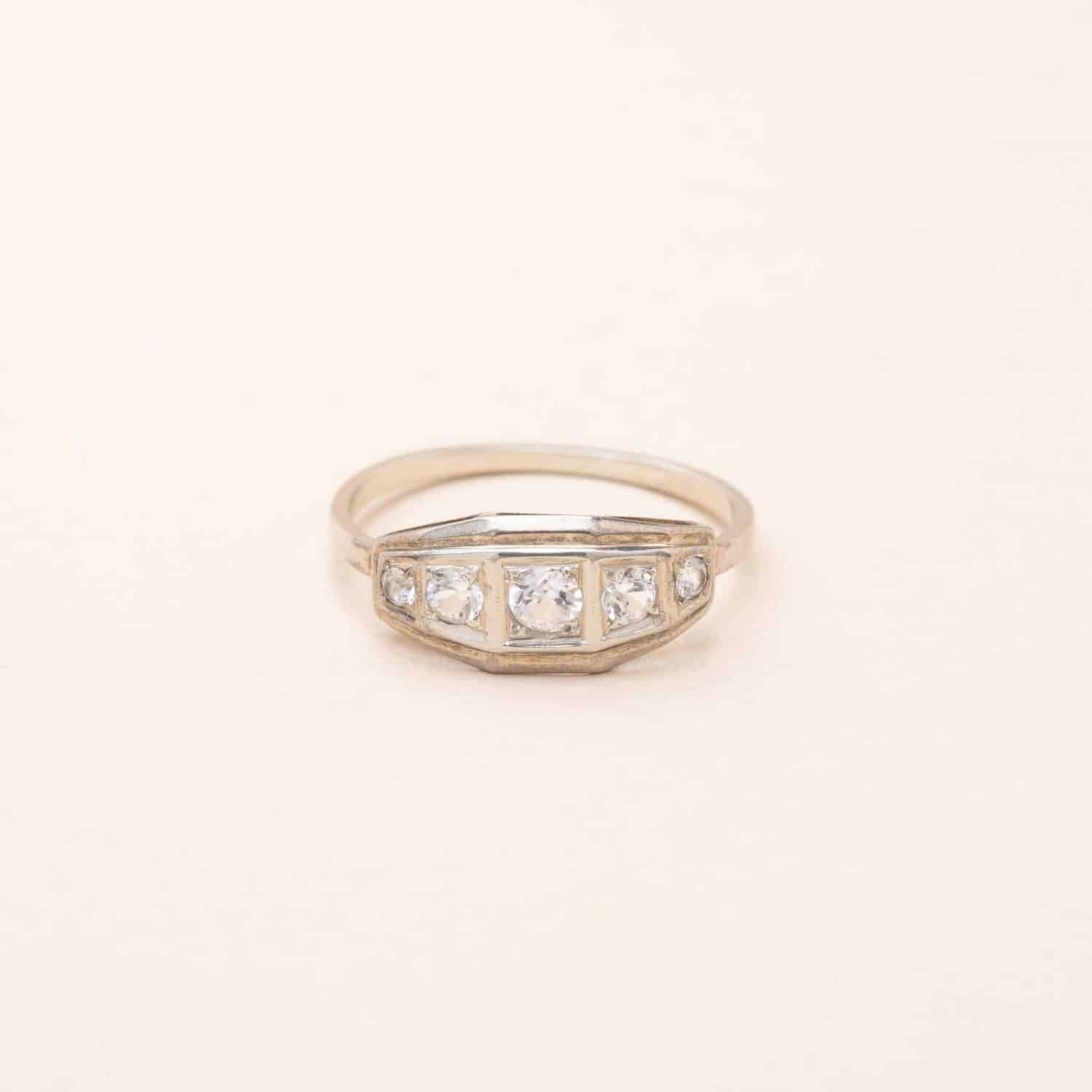 Bague Art deco Diamants