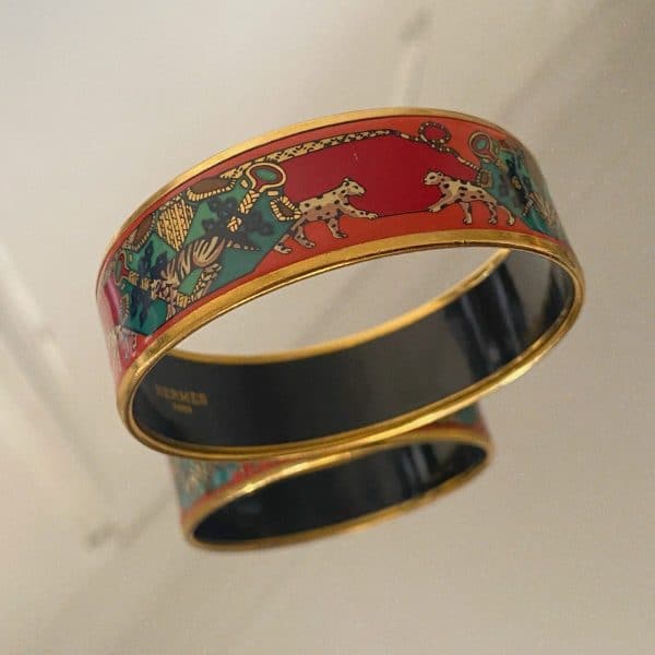 Bracelet Hermès Émail Panthère