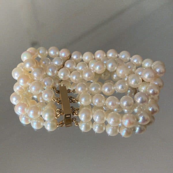 Bracelet Manchette Perles