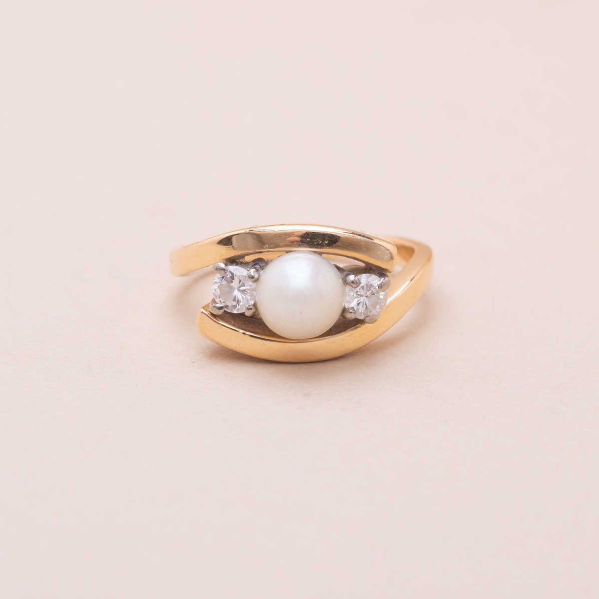 Bague Or Eye Perle