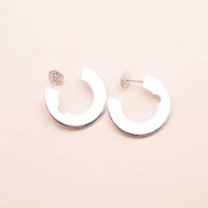 Boucles Dinh Van Cible Argent