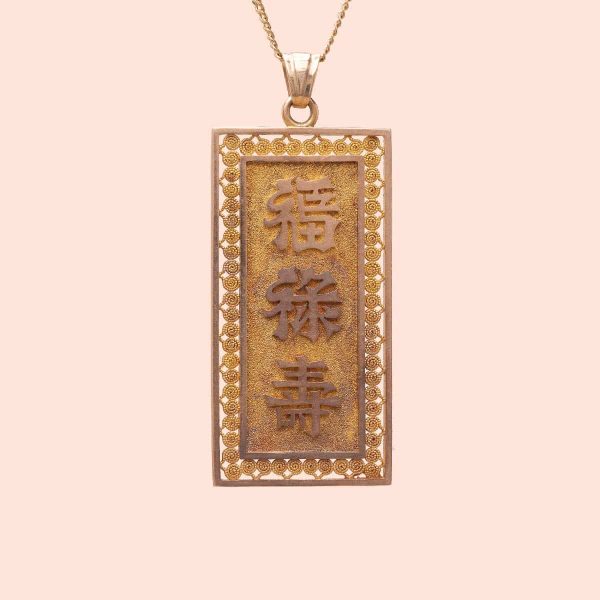 Pendentif Indochine Or