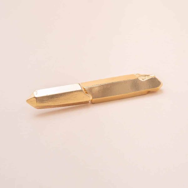 YSL Vintage Broche Barre d'Or