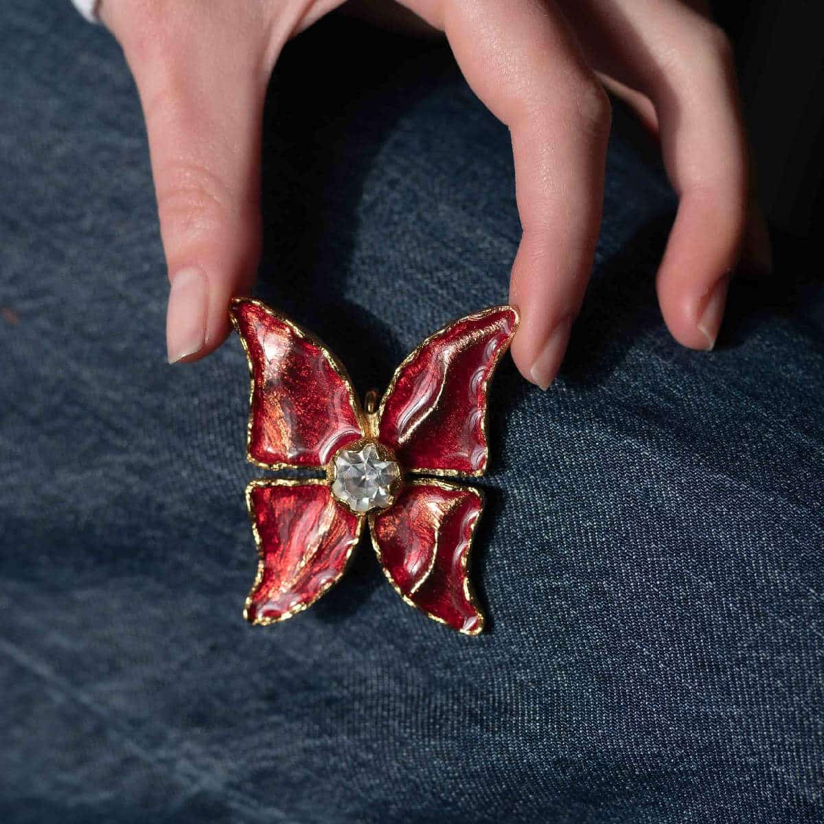 Yves Saint Laurent Vintage Broche Papillon