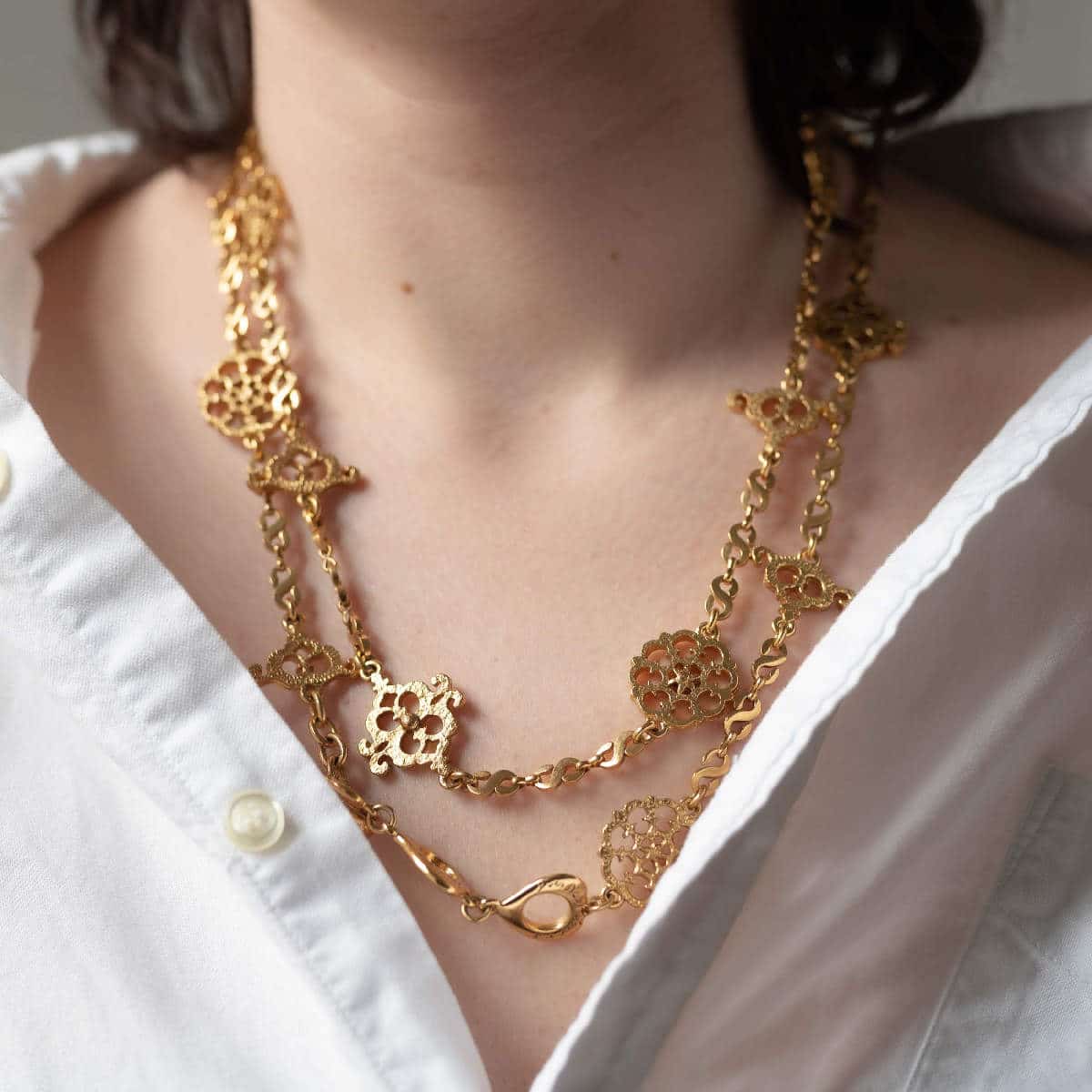 Yves Saint Laurent Vintage Collier Or
