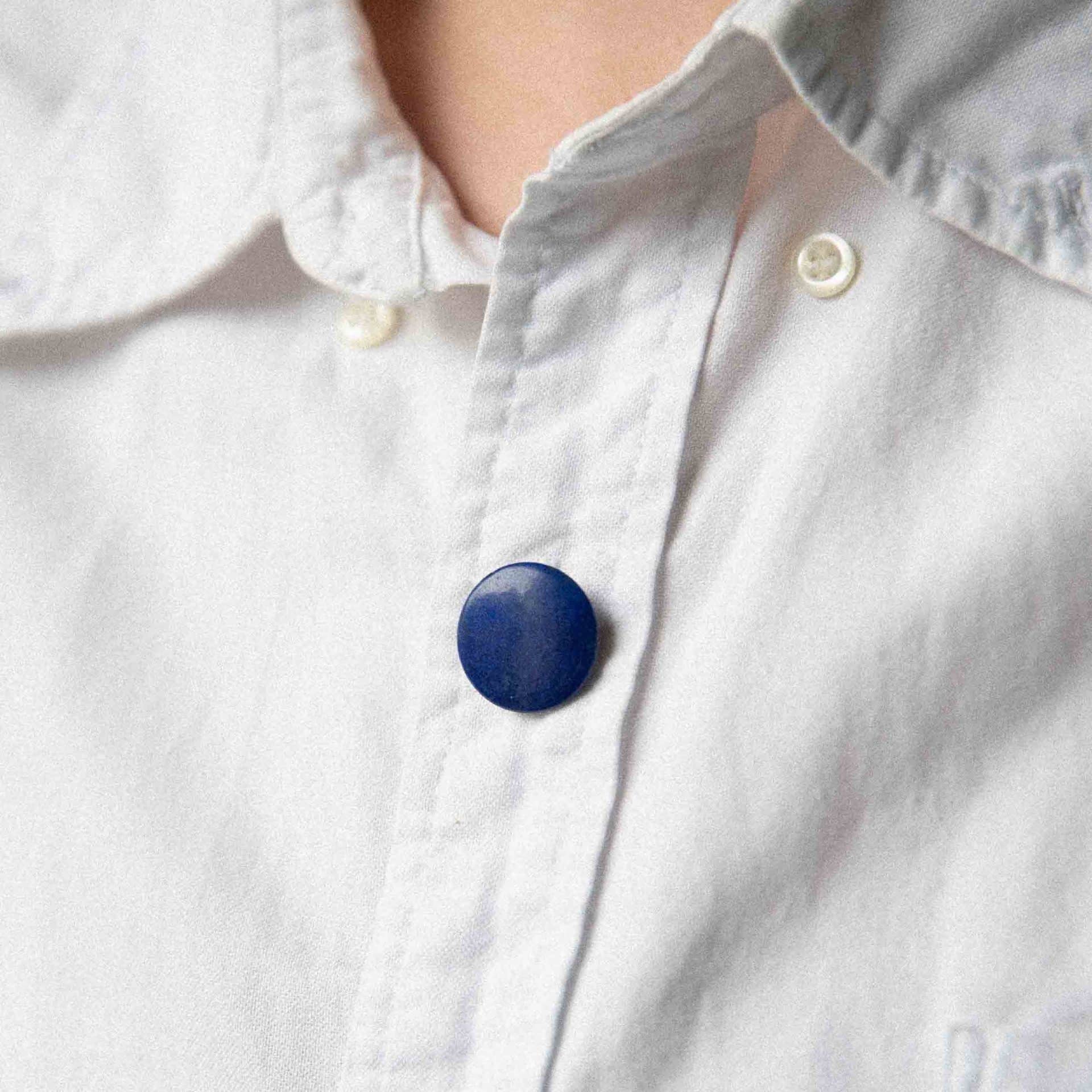 Boutons Lapis-Lazuli Or