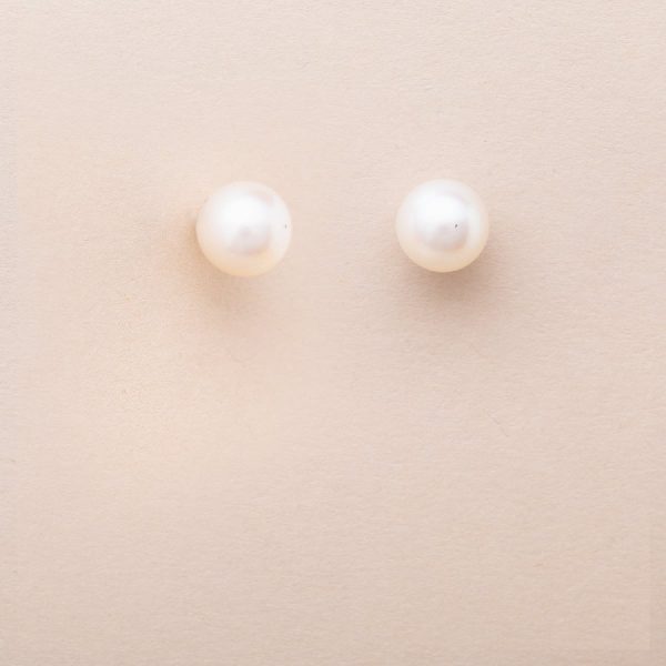 Boutons d'oreilles Vintage Chic Or Perles