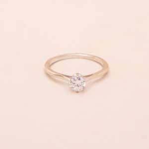 Bague Solitaire Flo Diamant Bague ancienne