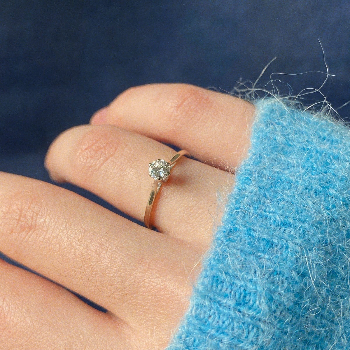 Bague Solitaire Flo Diamant Diamantiques