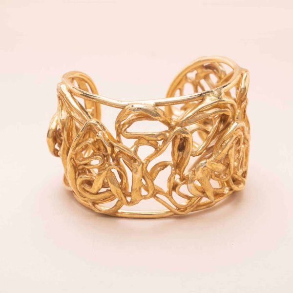 Yves Saint Laurent Vintage Bracelet Heart Threads