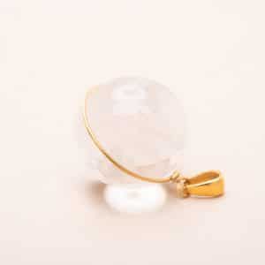 YSL Pendentif Vintage Boule Cristal Love