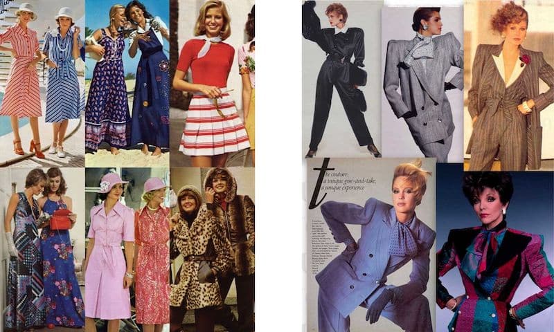 Mode femme années 70 80