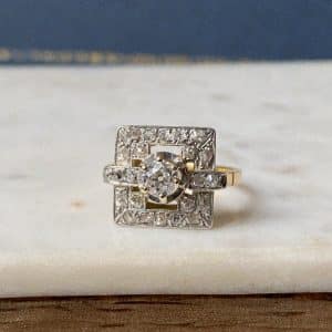 Bague Ancienne Square Diamants