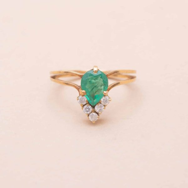 Bague Vintage Duchesse Emeraude