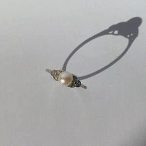 Bague Ancienne Persian Or Diamants