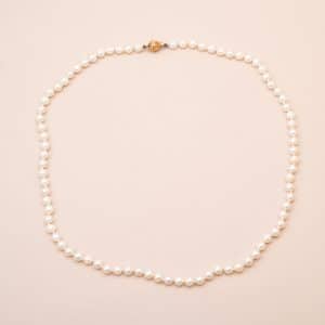 Collier Perles Ivory Vintage