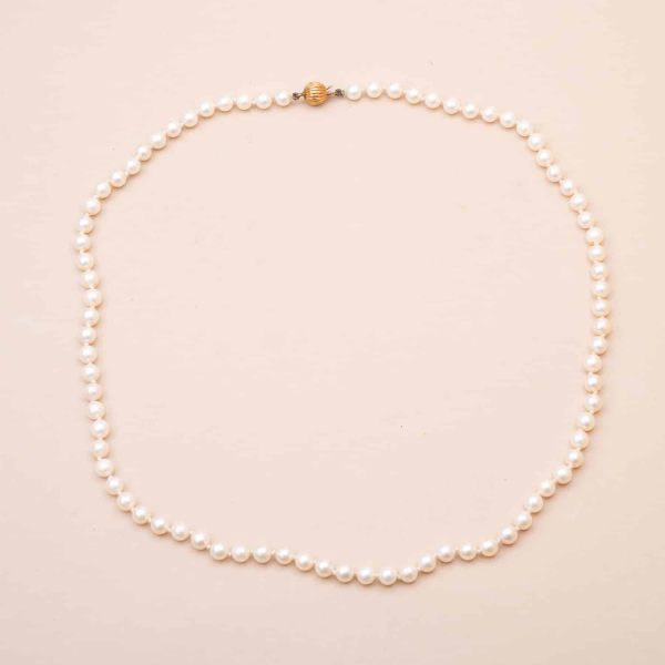 Collier Perles Ivory Vintage