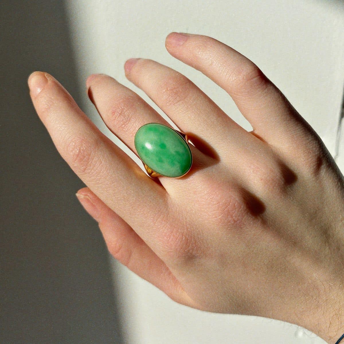Bague Chevali re Jade Diamantiques