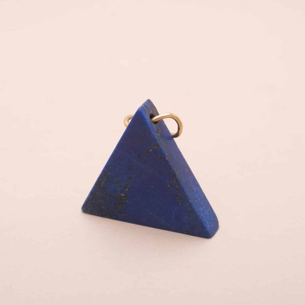 Pendentif Triangle Lapis