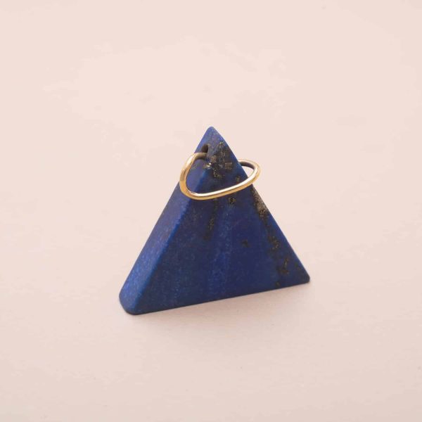 Pendentif Triangle Lapis