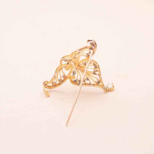 Broche ancienne Wings Or