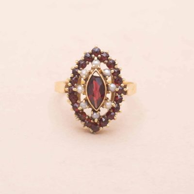 Bague Queen Vintage Bague Ancienne