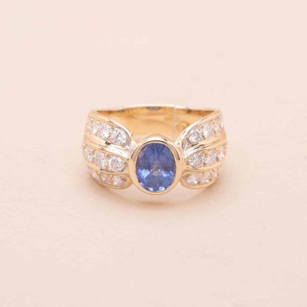 Bague Vintage Saphir Joel