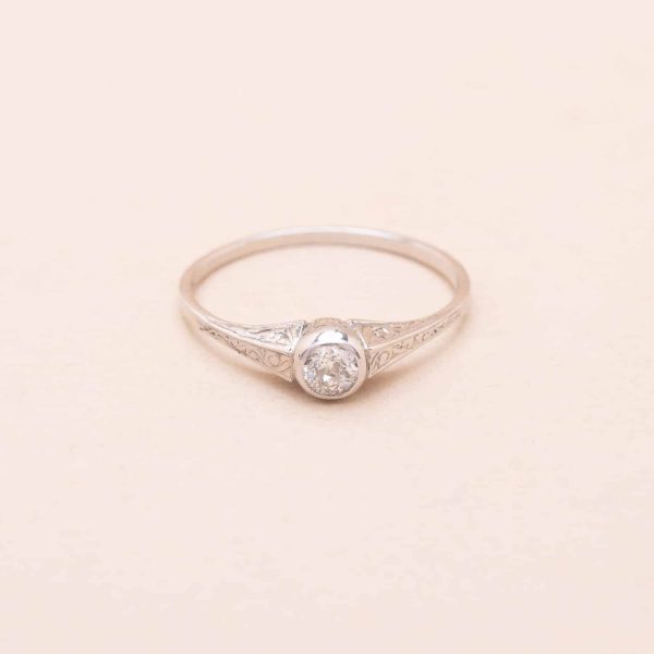 Bague Ancienne Solitaire