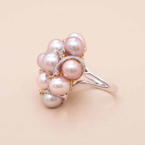 Bague Vintage Monamie Perles