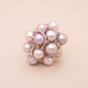 Bague Vintage Monamie Perles