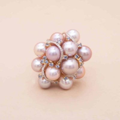 Bague Vintage Monamie Perles