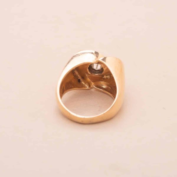 Bague Ancienne Retro Softy Or