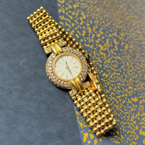 Montre Vintage Tennis Or Diamants