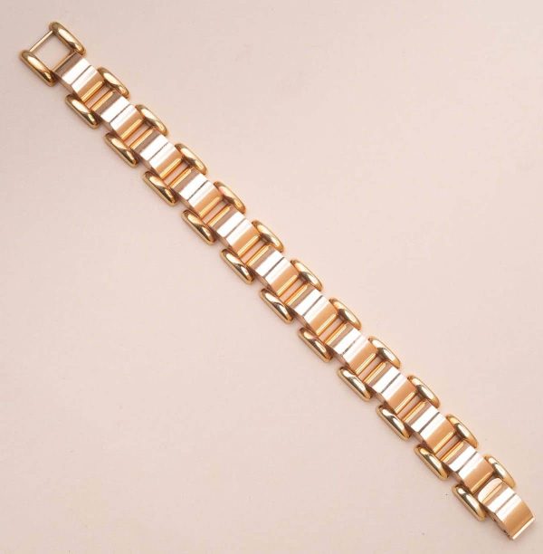 Bracelet Simple Tank Or bracelet vintage