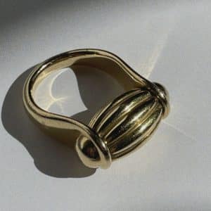 O. J. Perrin Bague or Indian bague ancienne