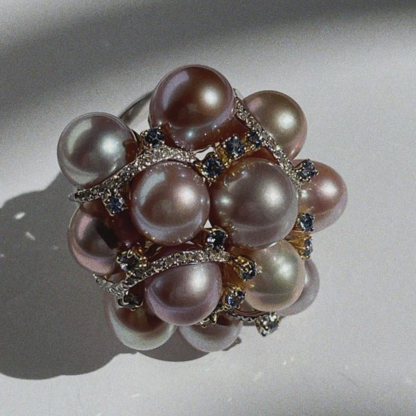 Bague Vintage Monamie Perles